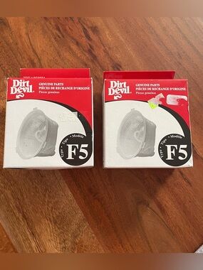 4 Dirt Devil F5 Replacement Filters Genuine For Scorpion Jaguar New 2DEA950001